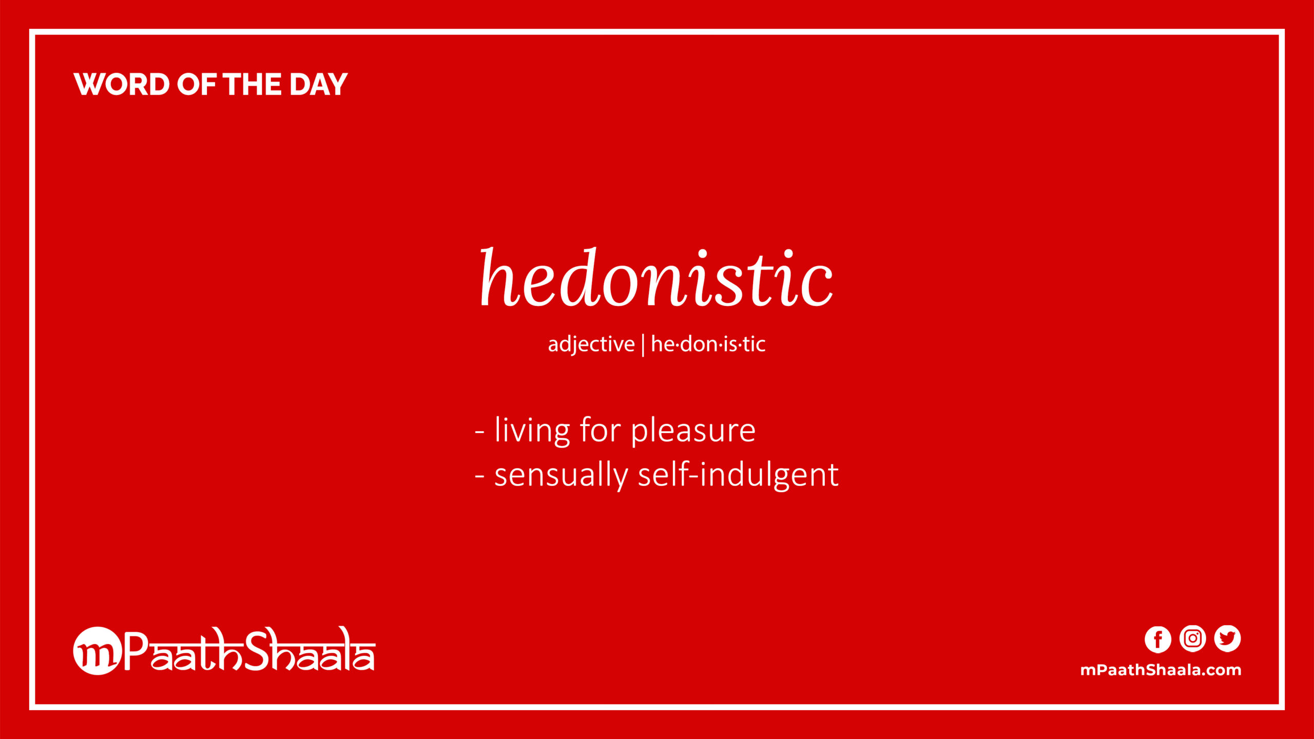 hedonism examples